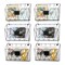 3-Tier Wall-Mounted Wire File Organizer, Black Metal Hanging Basket Set